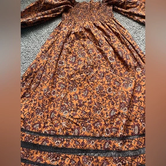 ⭐️SALE⭐️Mi Golondrina Orange Sundress - Picture 13 of 14